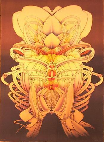 Floral Symmetry Screenprint | Alain Le Foll,{{product.type}}