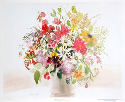 Floral Symphony Poster | Celia Russell,{{product.type}}