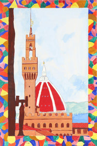 Florence Roofs Gouache | Biagio Civale,{{product.type}}