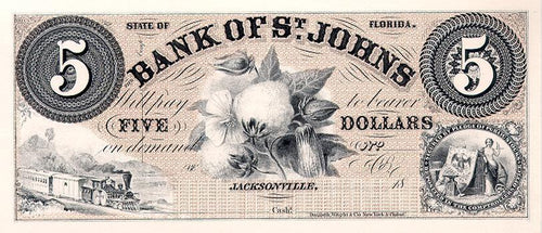 Florida - Five Dollars Currency | American Bank Note Commemoratives,{{product.type}}