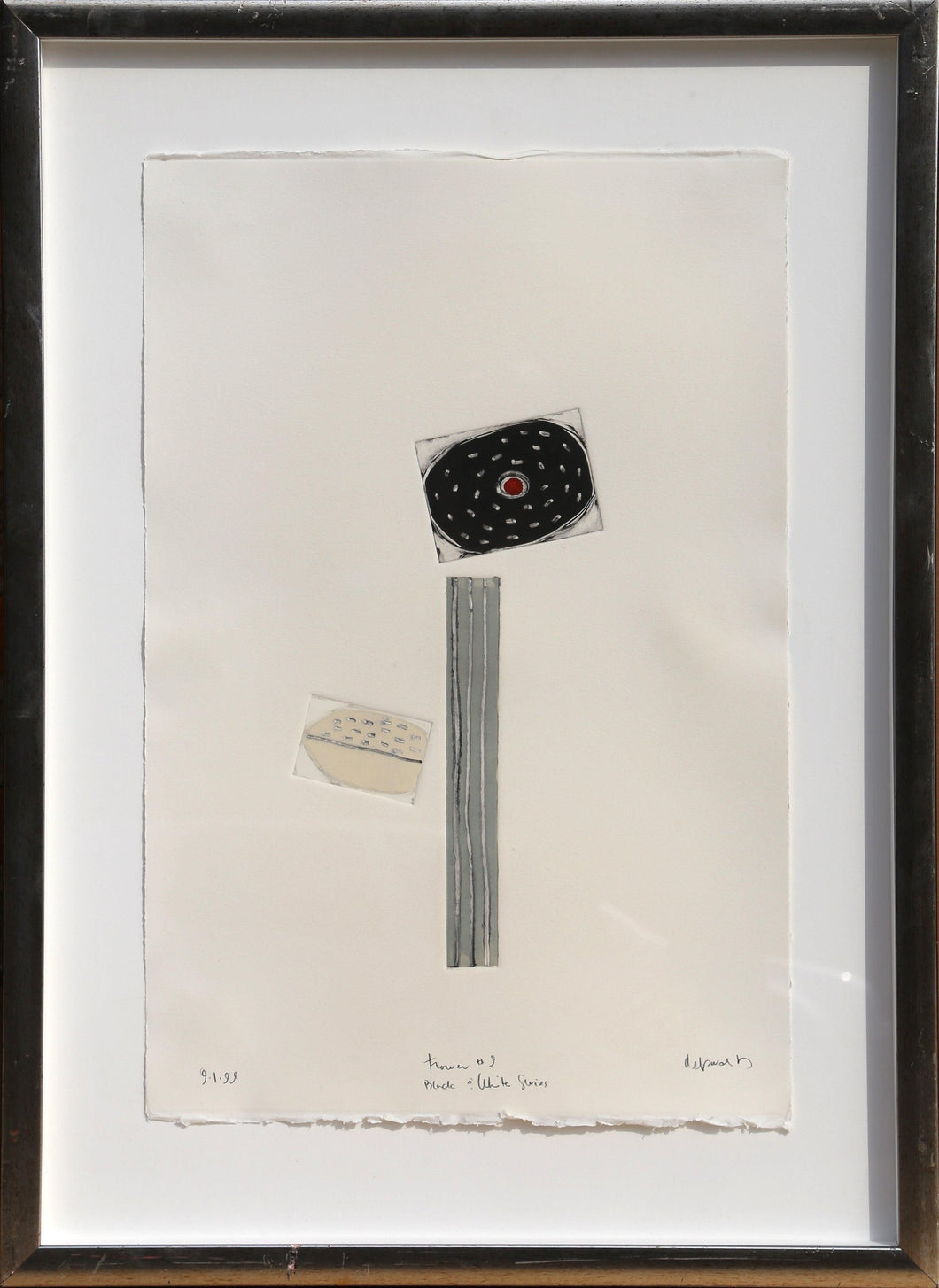 Flower #9, Black & White Series Etching | Unknown Artist,{{product.type}}