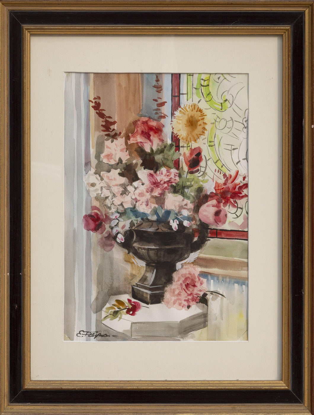 Flower Arrangement watercolor | Erik Freyman,{{product.type}}