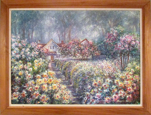 Flower Garden Oil | Huijie Li,{{product.type}}