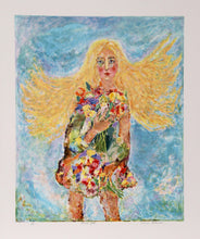 Flower Girl Lithograph | Sabina Teichman,{{product.type}}