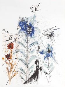 Flower Magician Lithograph | Salvador Dalí,{{product.type}}
