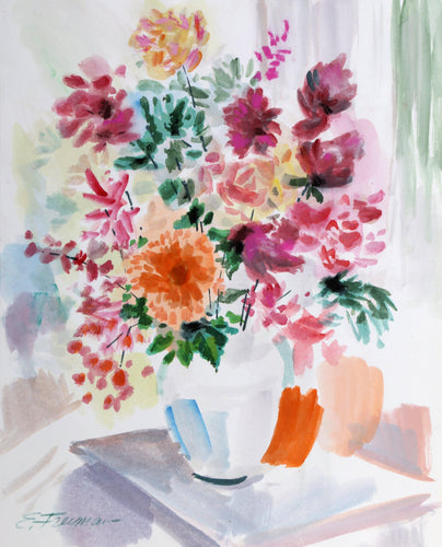 Flower Sketch watercolor | Erik Freyman,{{product.type}}