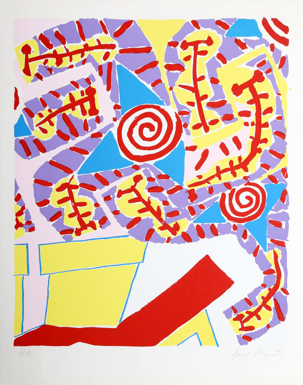 Flowers 4 Screenprint | Knox Martin,{{product.type}}
