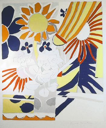 Flowers 9 Screenprint | Knox Martin,{{product.type}}