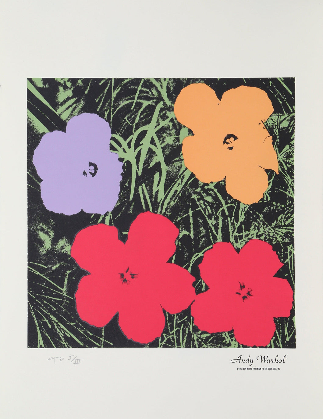 Flowers from Master American Contemporaries II - Museu de Arte de Moderna, Sao Paulo screenprint | Andy Warhol,{{product.type}}