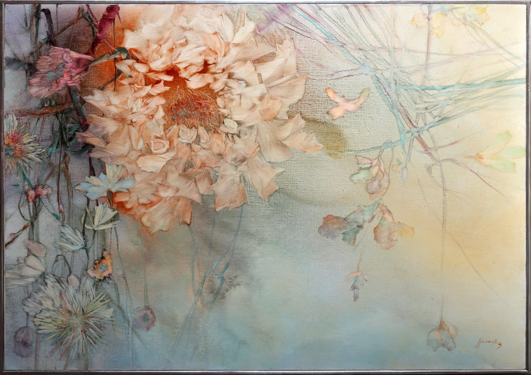 Flowers in Fog Oil | Florence Hasenflug,{{product.type}}