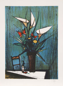 Flowers Lithograph | V. Beffa,{{product.type}}