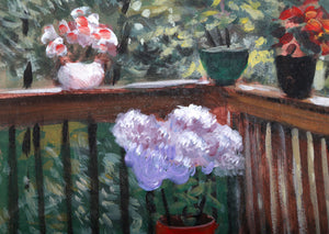 Flowers on the Porch Acrylic | Erik Freyman,{{product.type}}