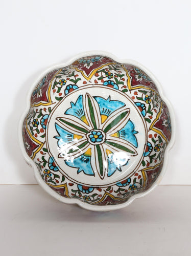 Flowery Serving Bowl Home Decor | Unknown Artist,{{product.type}}