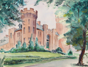 Flushing Armory (P6.6) Watercolor | Eve Nethercott,{{product.type}}