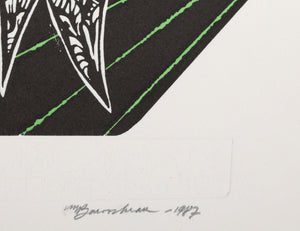 Flycatcher etching | Martin Barooshian,{{product.type}}