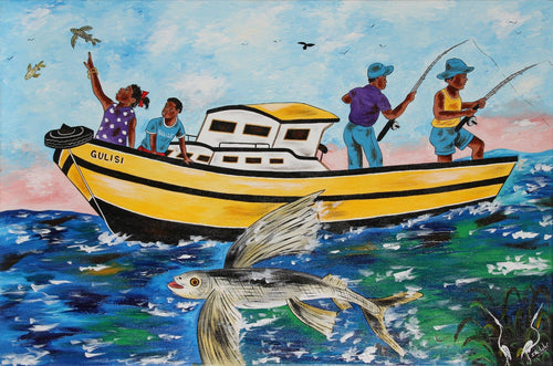 Flying Fish Acrylic | Isiah Nicholas,{{product.type}}
