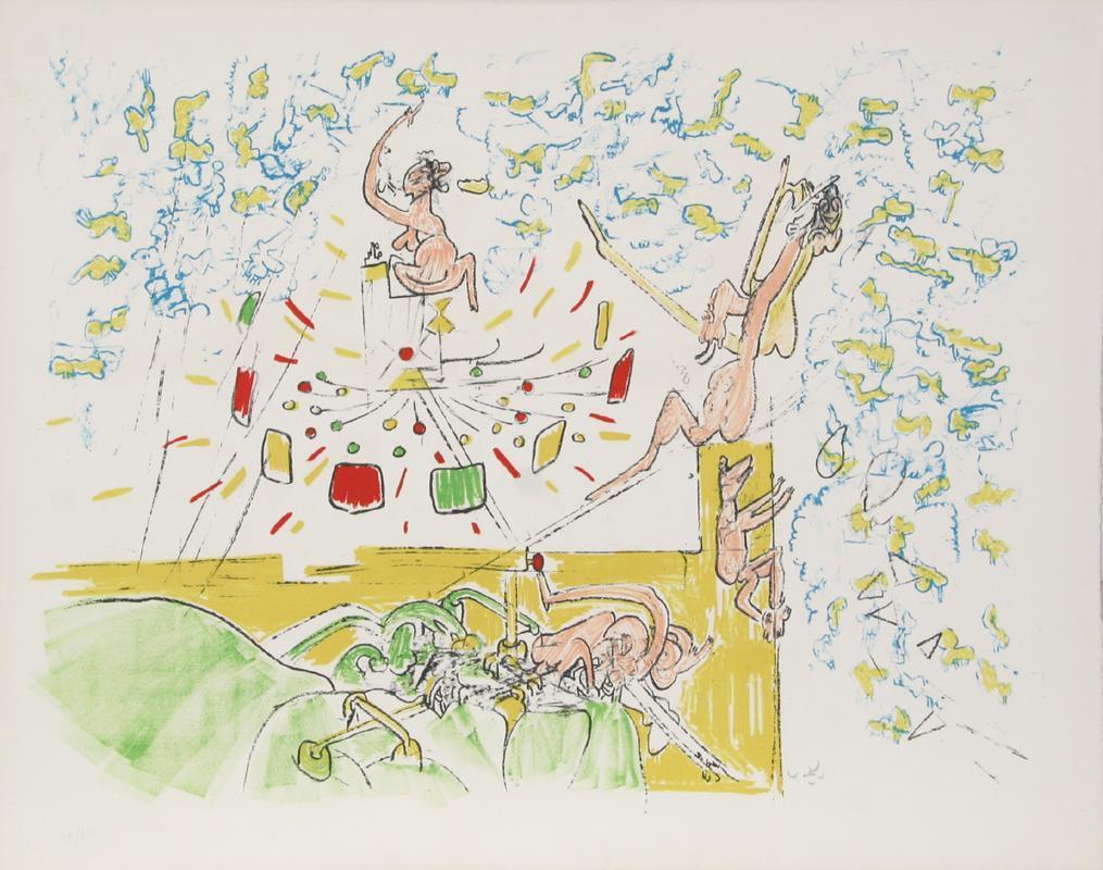 Fog Gog Magog, Planche 3 (Les Venusiennes) Lithograph | Roberto Matta,{{product.type}}