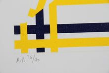 Folded NYC I (Mondrian) Screenprint | Jim Jacobs,{{product.type}}