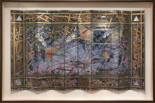 Folded Triangle Composition Mixed Media | William Gatewood,{{product.type}}