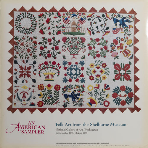 Folk Art from the Shelburne Museum - Major Ringgold Album Quilt Poster | Unknown Artist - Poster,{{product.type}}