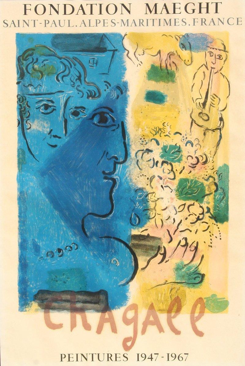 Fondation Maeght: Peintures 1947 - 1967 Poster | Marc Chagall,{{product.type}}