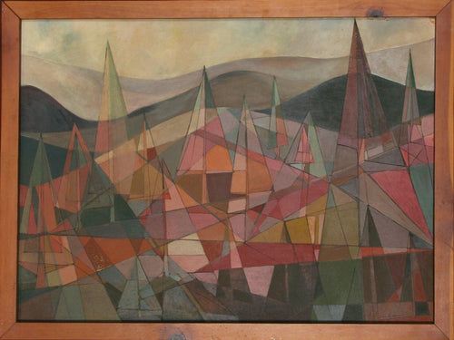 Forest Landscape (65) Oil | John F. Leonard,{{product.type}}