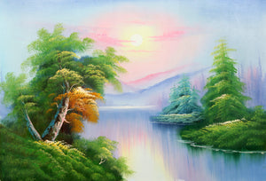 Forest River Landscape (121) Oil | Mao Wu,{{product.type}}