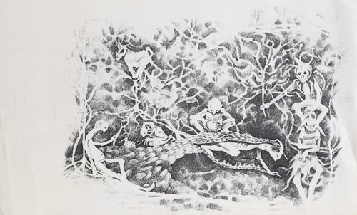 Forest Sprites Lithograph | Unknown Artist,{{product.type}}
