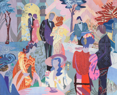 Formal Evening Lithograph | Antonio Sereix,{{product.type}}