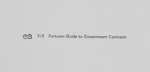 Fortunes Guide to Government Contracts from General Dynamic F.U.N. Portfolio Lithograph | Eduardo Paolozzi,{{product.type}}