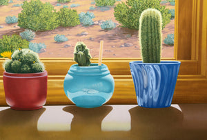 Four Cacti Screenprint | Lorna Patrick,{{product.type}}