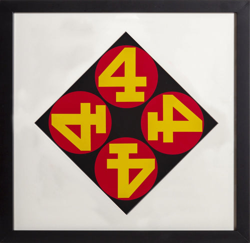 Four Fours from Indiana Graphik Screenprint | Robert Indiana,{{product.type}}