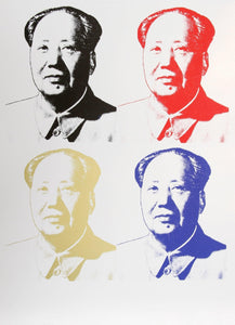 Four Mao's Screenprint | Andy Warhol,{{product.type}}
