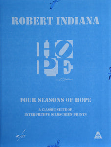 Four Seasons of HOPE - Silver Screenprint | Robert Indiana,{{product.type}}