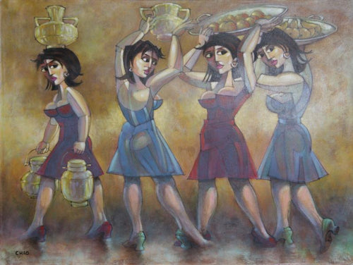 Four Women Oil | Chao,{{product.type}}