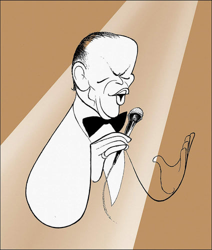 Frank Sinatra - Chairman of the Board Lithograph | Al Hirschfeld,{{product.type}}