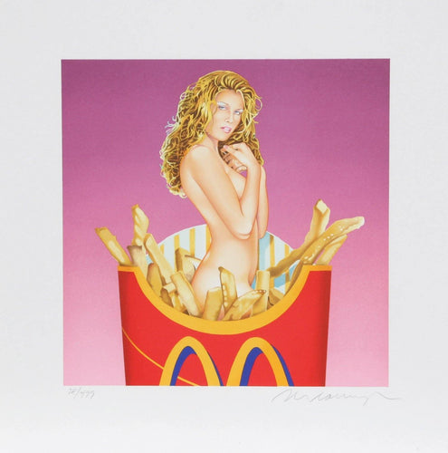 Fraulein French Fries Lithograph | Mel Ramos,{{product.type}}