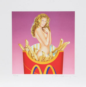 Fraulein French Fries Lithograph | Mel Ramos,{{product.type}}