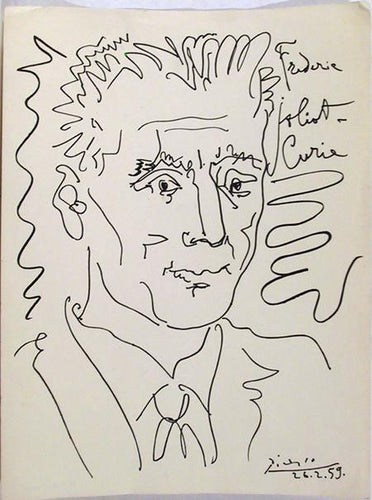 Frederic Joliet Curie Lithograph | Pablo Picasso,{{product.type}}