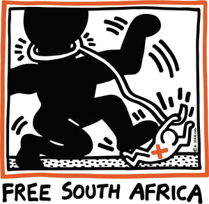 Free South Africa Poster | Keith Haring,{{product.type}}