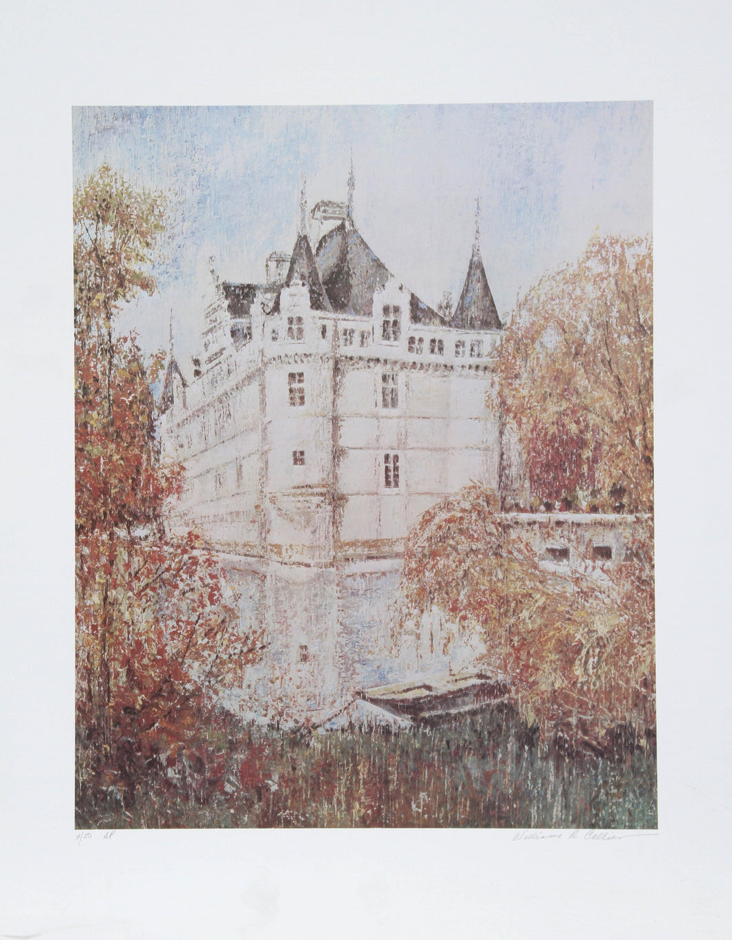 French Castle II Lithograph | William Collier,{{product.type}}