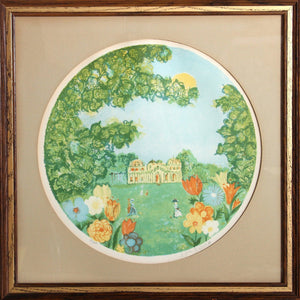French Chateau Lithograph | Judith Bledsoe,{{product.type}}