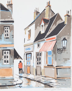 French Cityscape Watercolor | Paul Ducasse,{{product.type}}