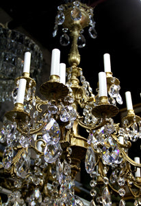 French Crystal Chandelier Lighting | Antiques,{{product.type}}