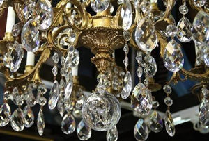 French Crystal Chandelier Lighting | Antiques,{{product.type}}