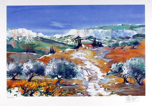 French Landscape 5 Lithograph | Ella Fort,{{product.type}}