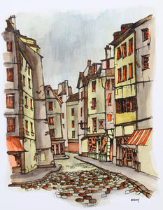 French Streets Watercolor | Query,{{product.type}}