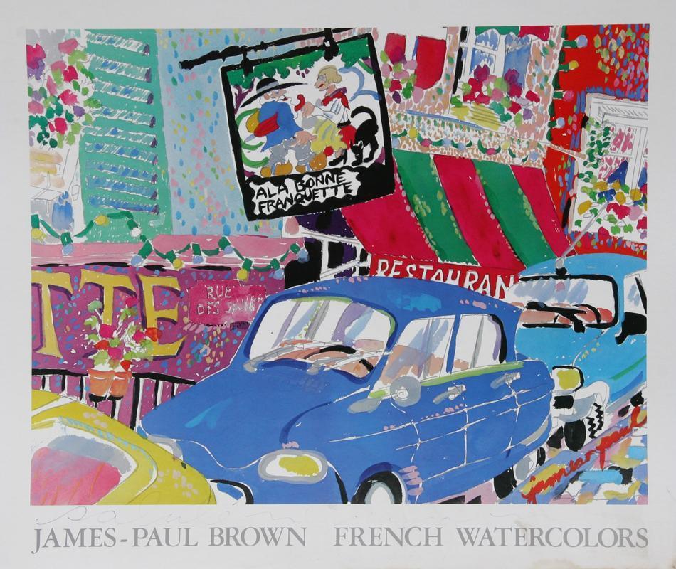 French Watercolors Poster | James-Paul Brown,{{product.type}}