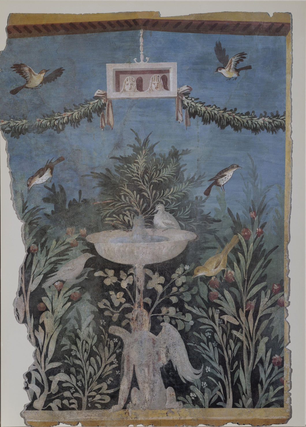 Fresco of Fountain Poster | Unknown Artist - Poster,{{product.type}}