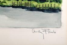 Fresh Pond East Hampton Watercolor | Audrey Flack,{{product.type}}